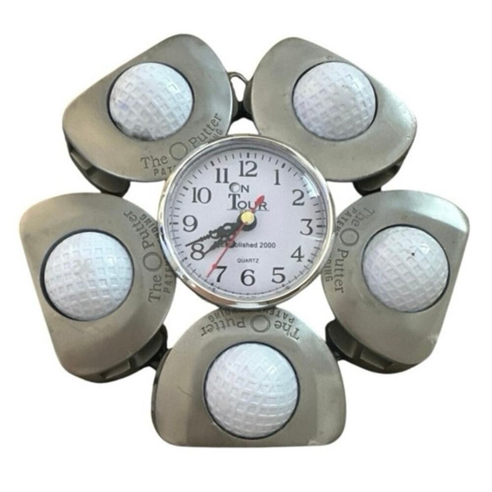 Rare Vintage On Tour Quart The O Putter Clock never used 
Golfer gifts